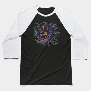 Blast Door Map Baseball T-Shirt